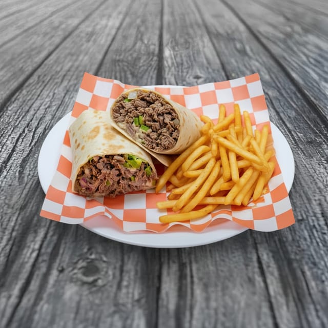 Cheesesteak Burrito.