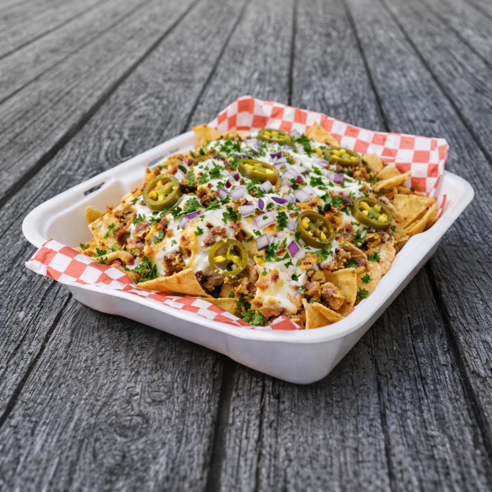 Cheese Nachos (w/Nacho Toppings).