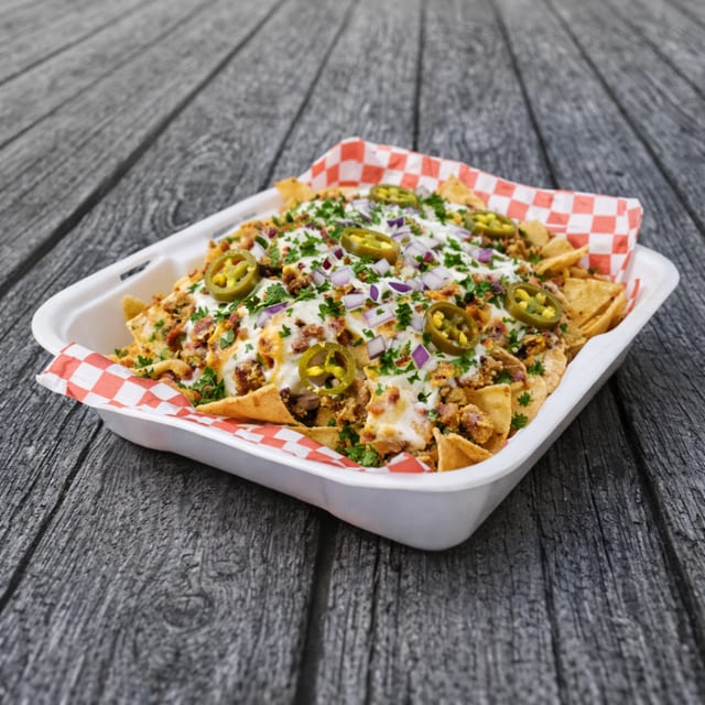 Cheese Nachos (w/Nacho Toppings).