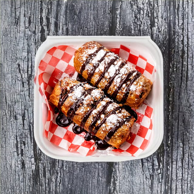 Fried Swiss Rolls.